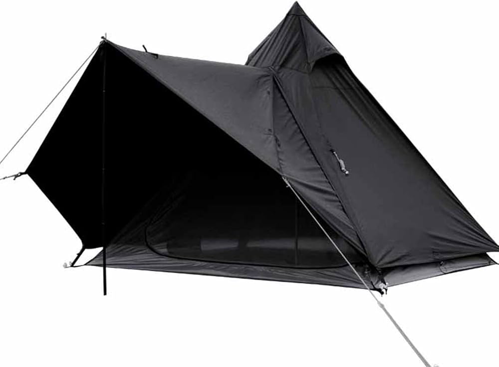 Amazon.co.jp: ワンポールテント インナーテント3~4人用 ソロテント 前