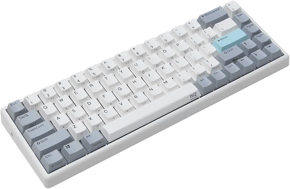 Amazon.co.jp: NiZ キーボード 【Atom68白い無線】 静電容量無接点方式