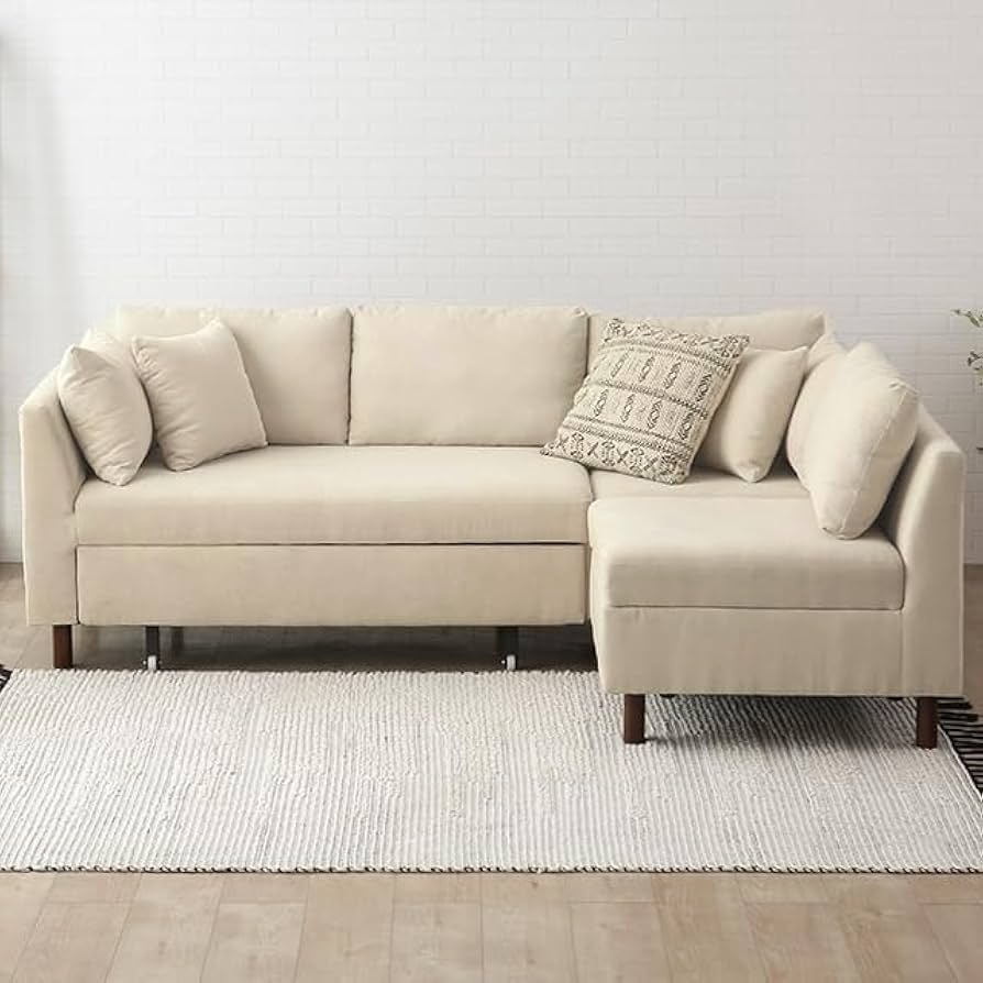 Amazon｜モダンデコ ソファー 3人掛け 収納付き クッション付き