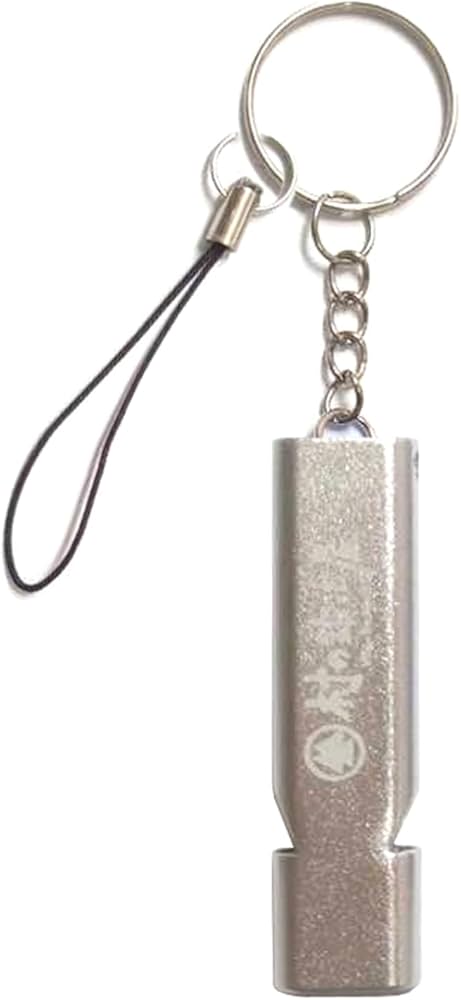 Amazon | 【村の鍛冶屋】デカ音緊急ダブルホイッスル シルバー MK-6076