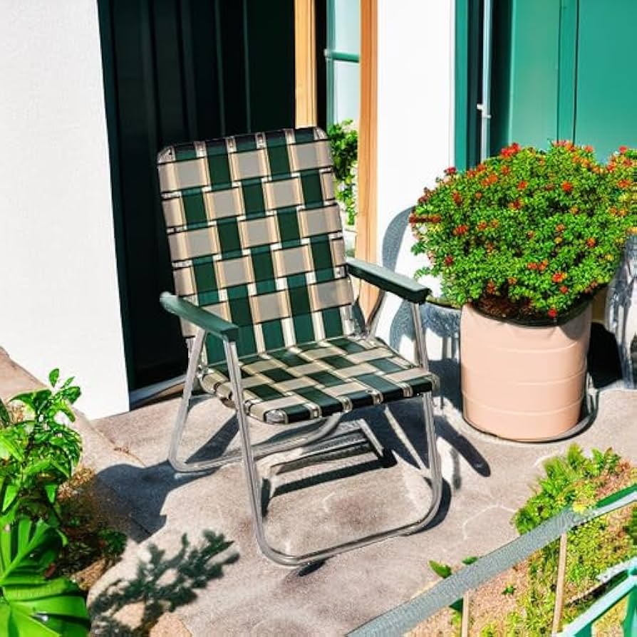 Amazon.com: Lawn Chair USA Folding Aluminum Outdoor Patio Lawn