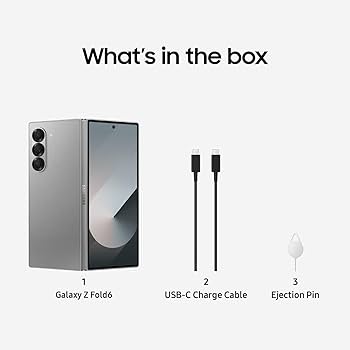 Amazon.com: Samsung Galaxy Z Fold 6, 256GB Unlocked Android