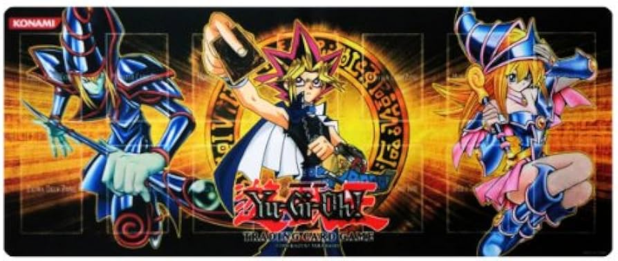 Amazon | 遊戯王 英語版 プレイマット GLD4 ブラックマジシャン & 武藤