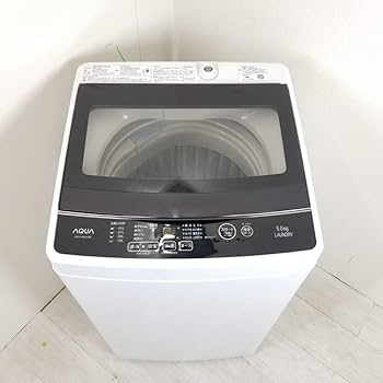 Amazon | アクア 5.0kg 全自動洗濯機 ホワイトAQUA AQW-GS50G-W の