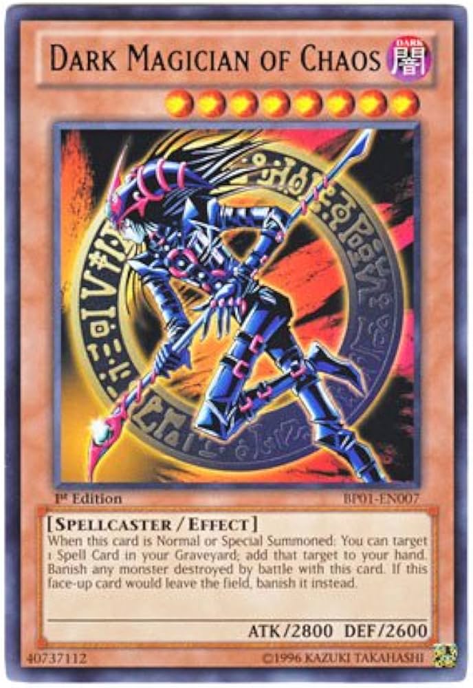 Amazon.co.jp: 遊戯王 英語版 BP01-EN007 Dark Magician of Chaos 混沌