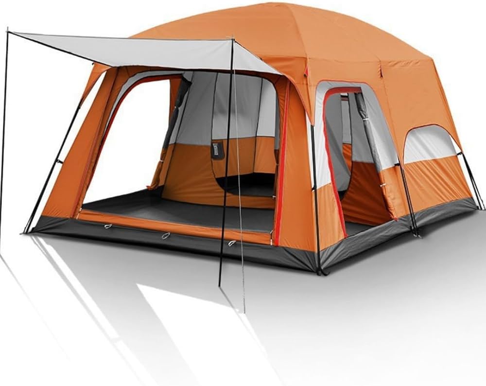 Amazon.co.jp: JOGIO大型テント テント+2ルーム付き 3-5人/4-6人/8-12