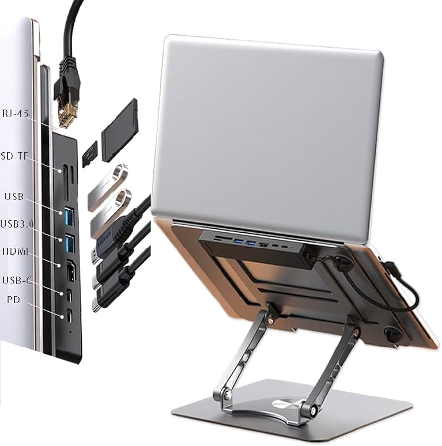 Amazon | USB-C ハブ ドッキングステーション 8-in-1 ノートパソコン