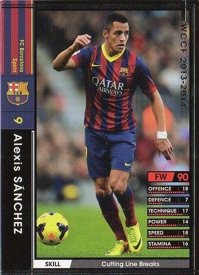 Amazon.co.jp: WCCF/13-14/239/FCバルセロナ/アレクシス・サンチェス