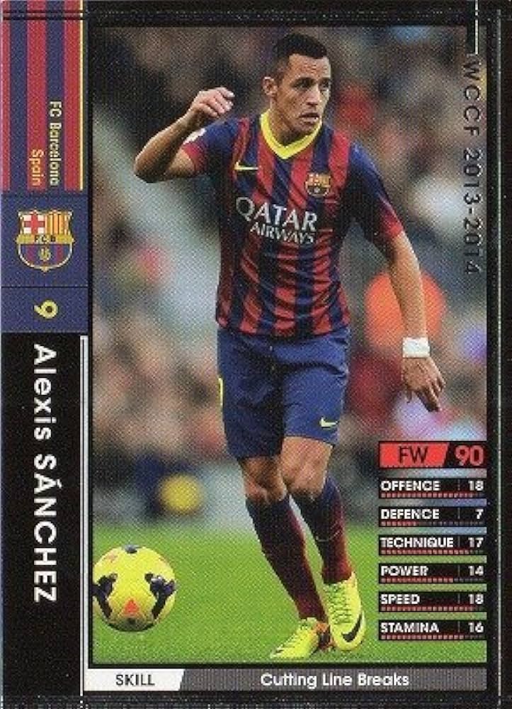 Amazon.co.jp: WCCF/13-14/239/FCバルセロナ/アレクシス・サンチェス