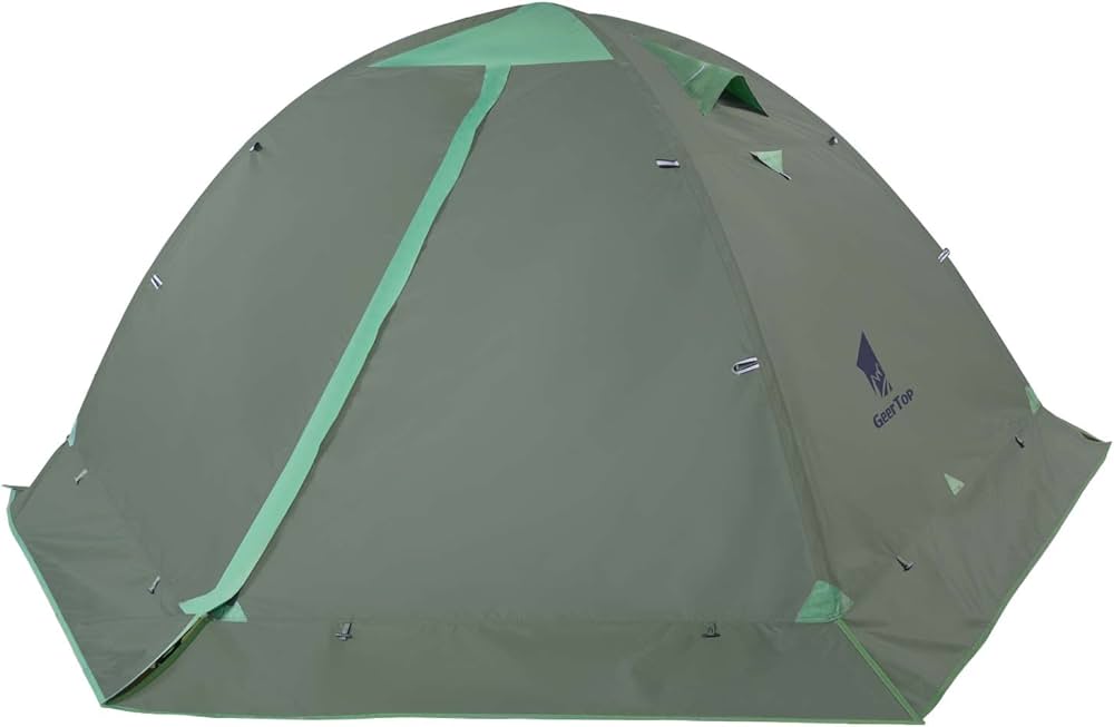 Amazon.co.jp: GEERTOP テント 2人用 ソロテント 軽量 4シーズン 二