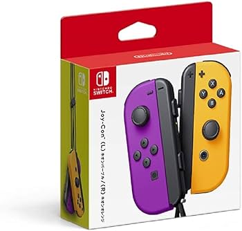 Nintendo Neon Purple/Neon Orange Joy-Con (L-R) - Switch (Japan