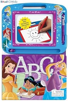 Disney Princess ABC Read & Doodle - Learning resources for kids, a