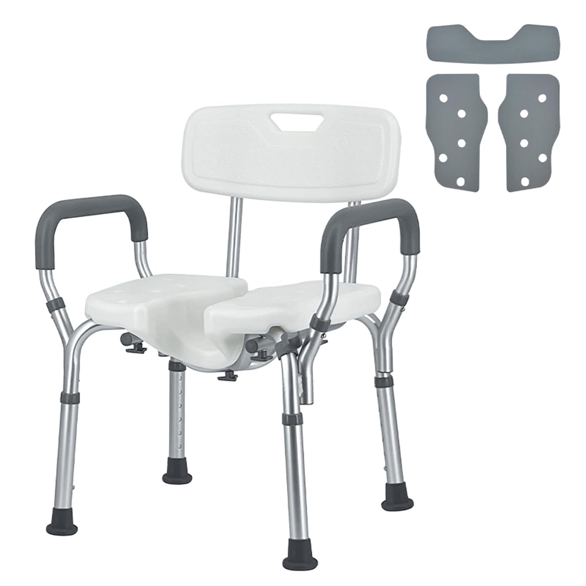 Amazon.co.jp: RAKU 介護用お風呂椅子 最高耐荷重136KG 高さ38-51cm 高