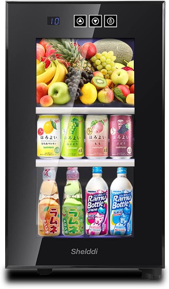 Amazon | Shelddi 小型冷蔵庫 23L 静音 おしゃれ 省エネ ミニ電子