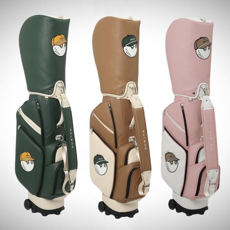 Amazon.co.jp: マルボンゴルフ キャディバッグ キャスター型 茶色