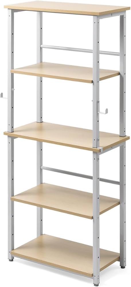 Amazon.co.jp: サンワダイレクト デスクサイドラック 上下分割 高さ