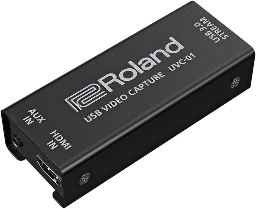 Amazon.com: Roland UVC-01 USB Video Capture | Plug-and-Play for