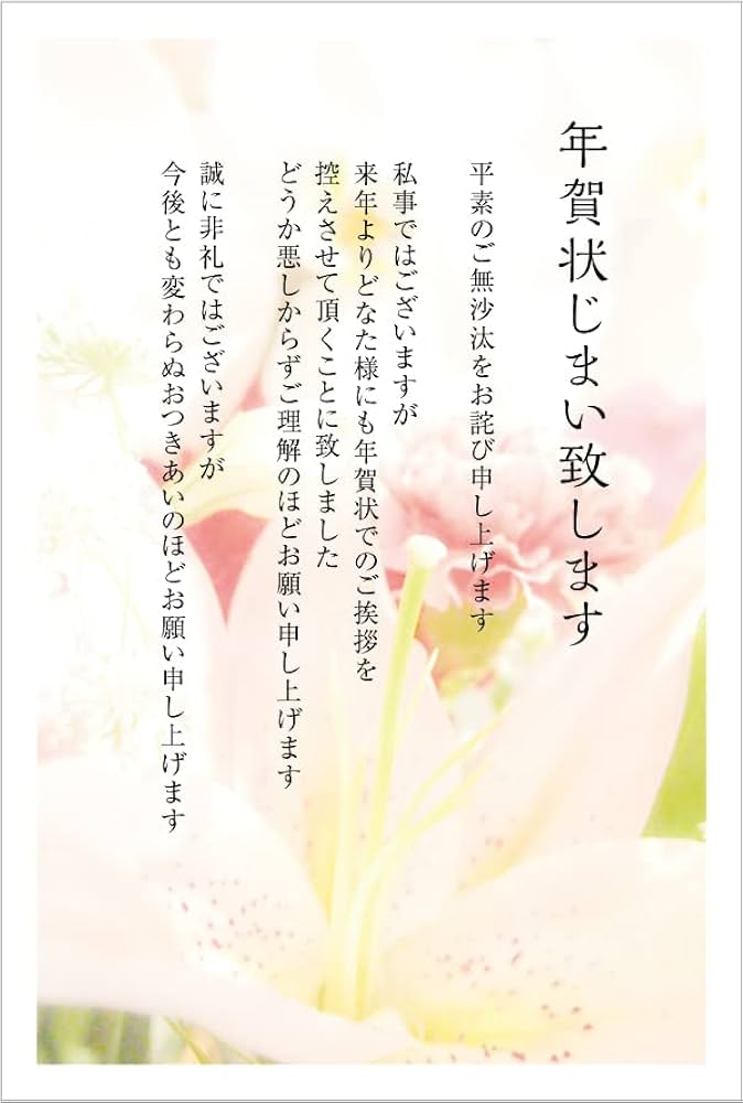 Amazon | [メイドインたんたん] 年賀状じまい はがき 10枚 85円切手付