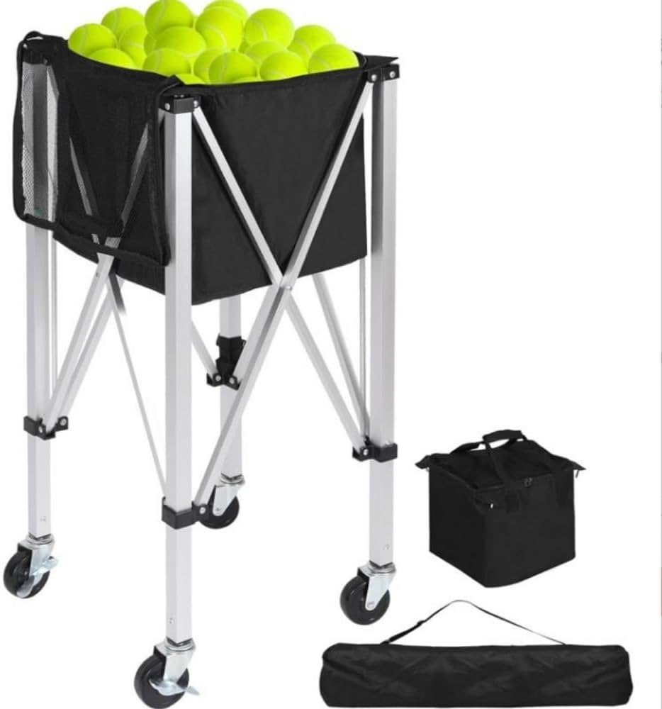 Amazon | 折りたたみ式 テニスフレーム アルミニウム合金 カート 移動