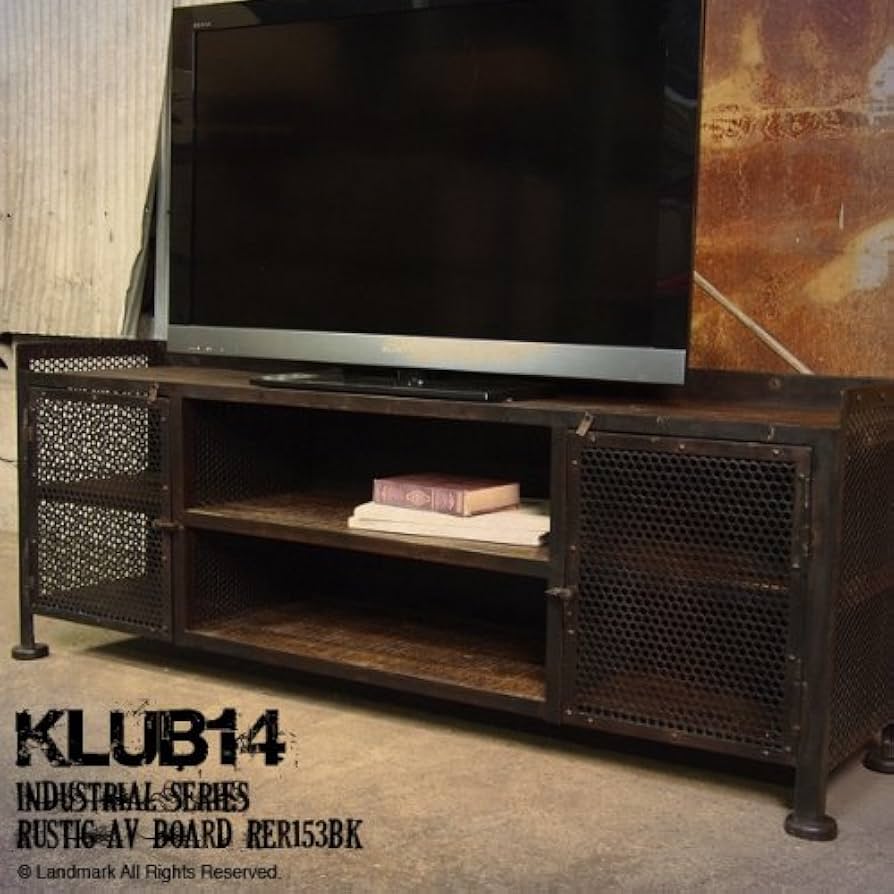 Amazon | インダストリアル家具 テレビ台 テレビボード TV RUSTIC AV