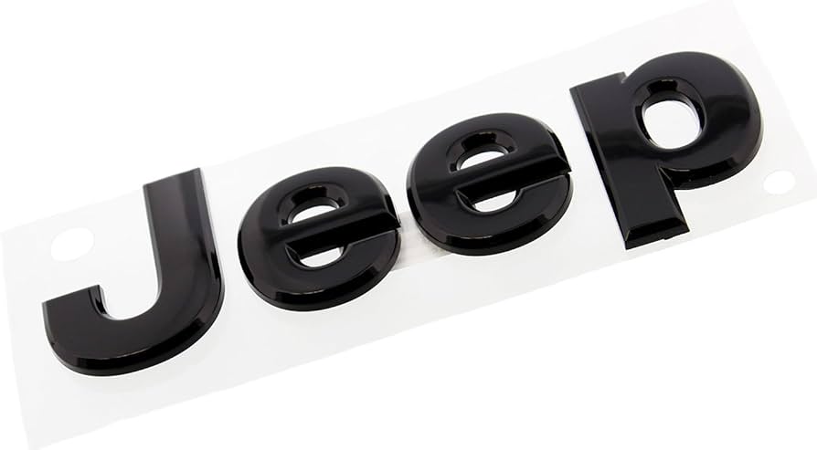 Amazon | 2014ジープラングラー光沢黒ジープ前面また モパーデカール