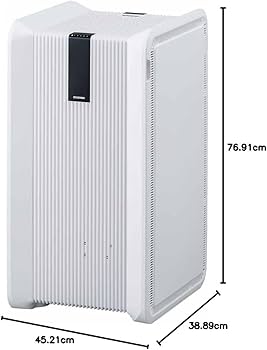 Amazon.co.jp: アイリスオーヤマ 空気清浄機 大型 70畳 ホコリセンサー