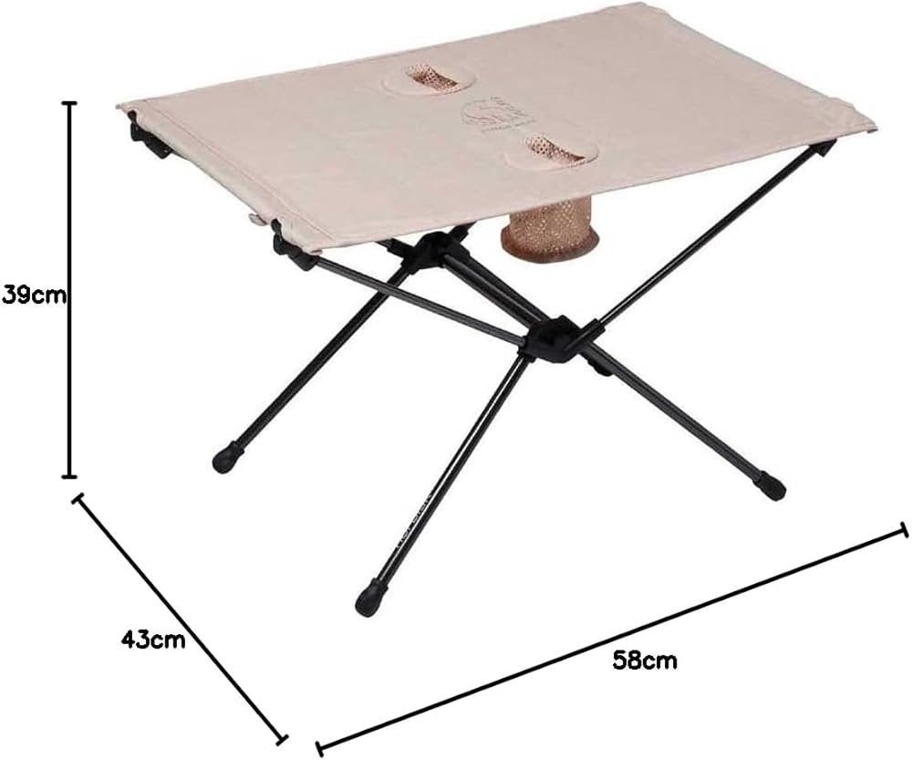 Amazon.co.jp: NORDISK RISSKOV TABLE 149058 Outdoor Camping Table