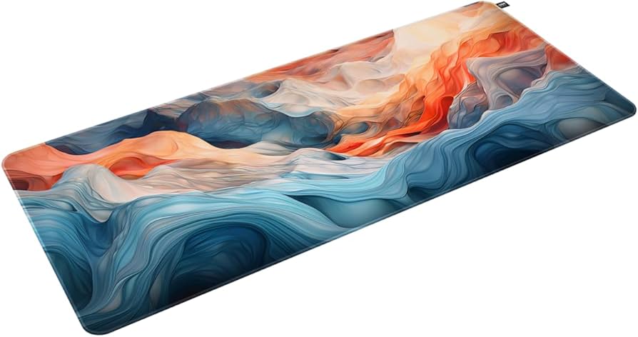 Amazon.com: CHERRY XTRFY GP5 Gaming Mousepad Deskmat AMNIS Blue XL