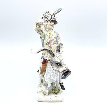 Amazon.co.jp: 造形美 マイセン MEISSEN テイラー フィギュリン ヤギに