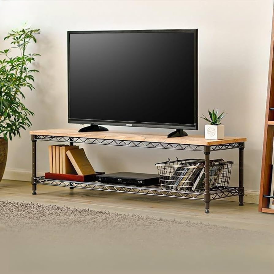 Amazon｜ラック スチールラック テレビ台 ローボード メタルラック