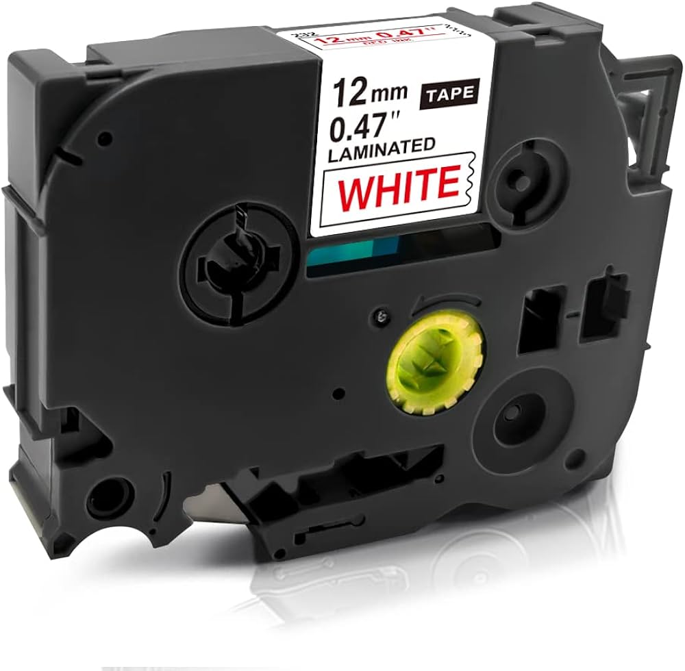Amazon | Wollsh ブラザー用 互換 TZe-232 単品 白地赤文字 幅12mm