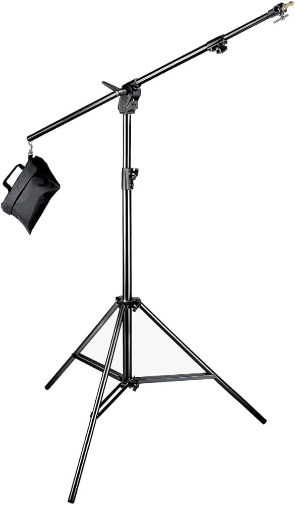 Amazon.com : Manfrotto Boom Stand 420 (Black Anodized), 3-Section