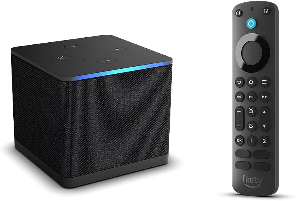 Amazon Official: Fire TV Cube with Alexa Voice Remote Pro