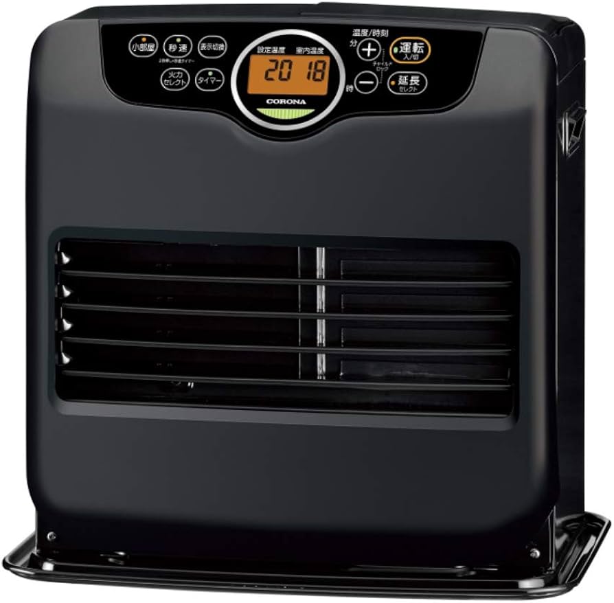 Amazon.co.jp: CORONA 石油ファンヒーター KH-G369BY(K) マット