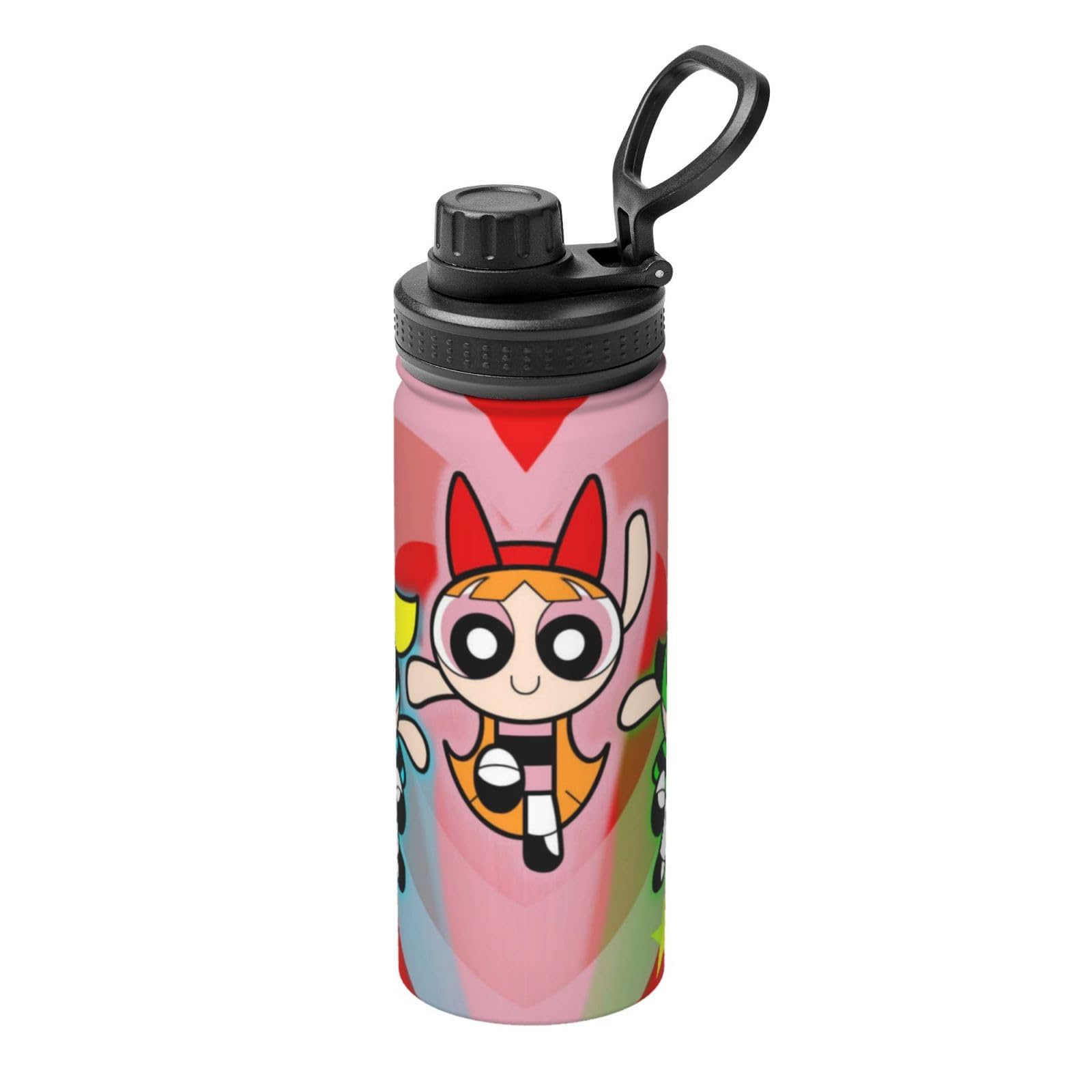 Amazon | パワーパフガールズ 水筒 真空断熱 保温 保冷 スポーツボトル