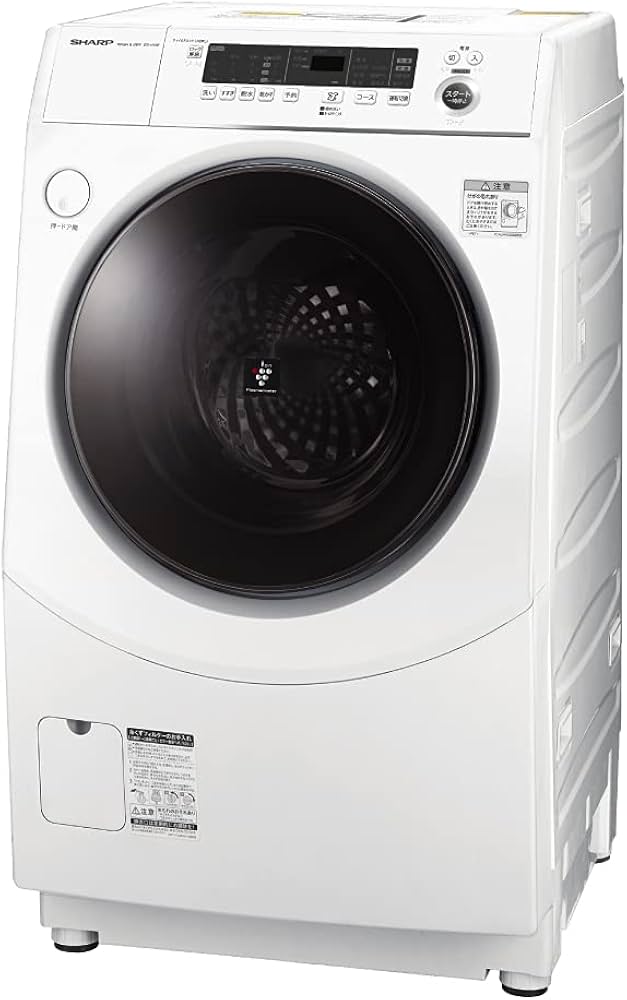 Amazon.co.jp: Sharp ES-H10F-WL Washing Machine, Front-Load, Heater