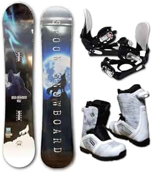 Amazon | スノーボード スノボー 板 SPOON WOLF ウルフ オオカミ