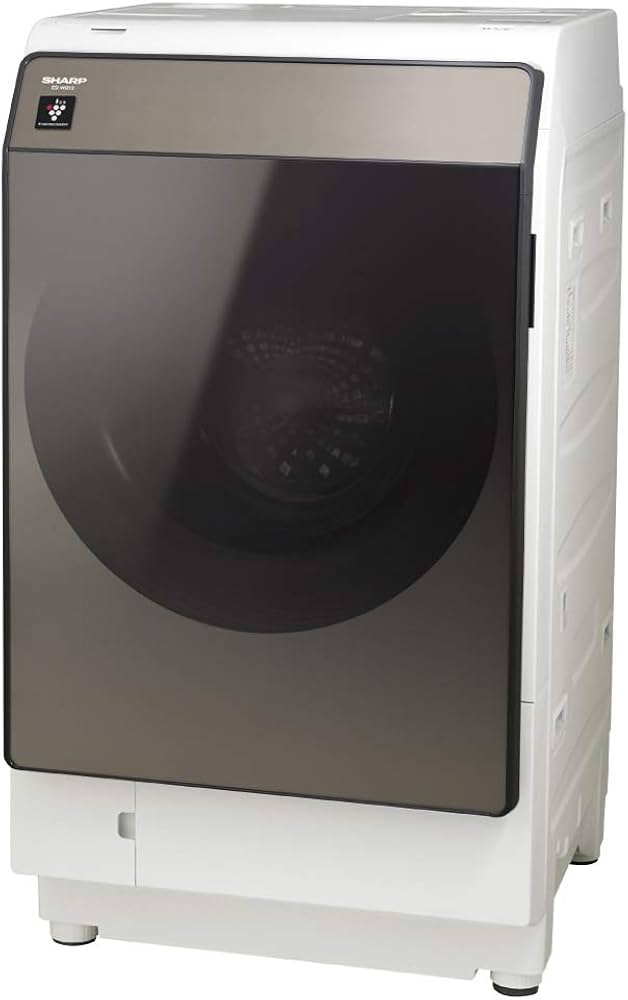 Amazon | シャープ 洗濯機 ドラム式 ES-WS13-TL ヒートポンプ乾燥 左