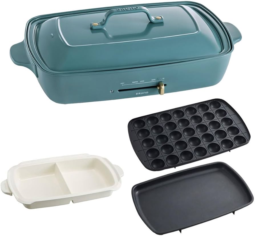 Amazon | BRUNO ホットプレート グランデサイズ 3種仕切り鍋セット