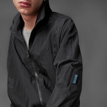 adidas ORIGINALS MEN'S BLUE VERSION BB TT BLOCKED TRACK JACKET