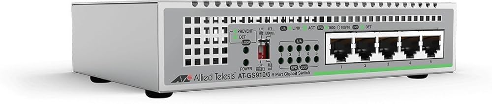 Amazon | AT-GS910/5 レイヤー2スイッチ | Allied Telesis