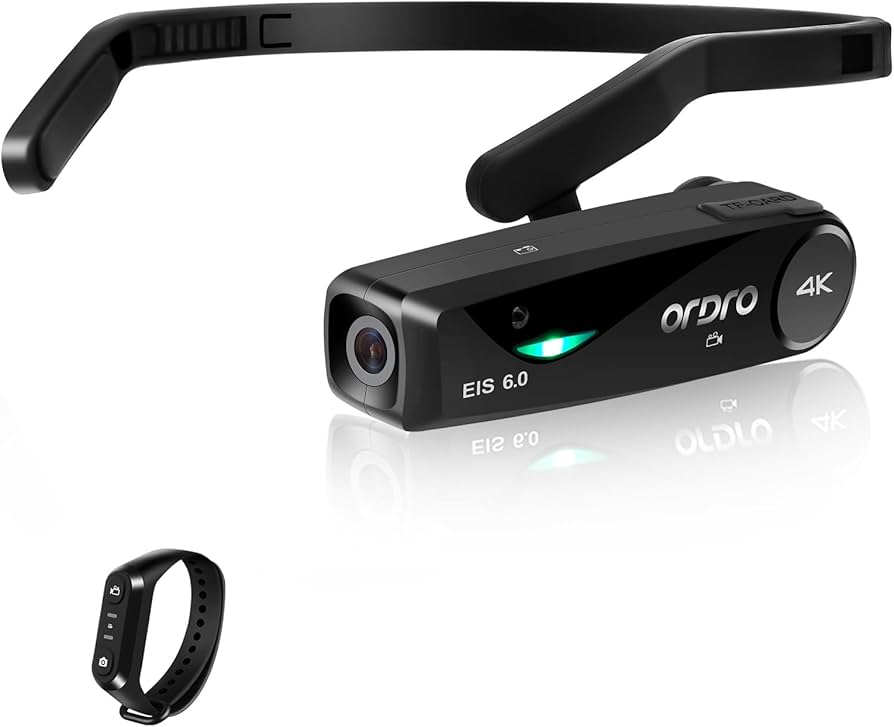 Amazon.com : ORDRO EP6 Plus Head Mounted Camera 4K Video Camcorder