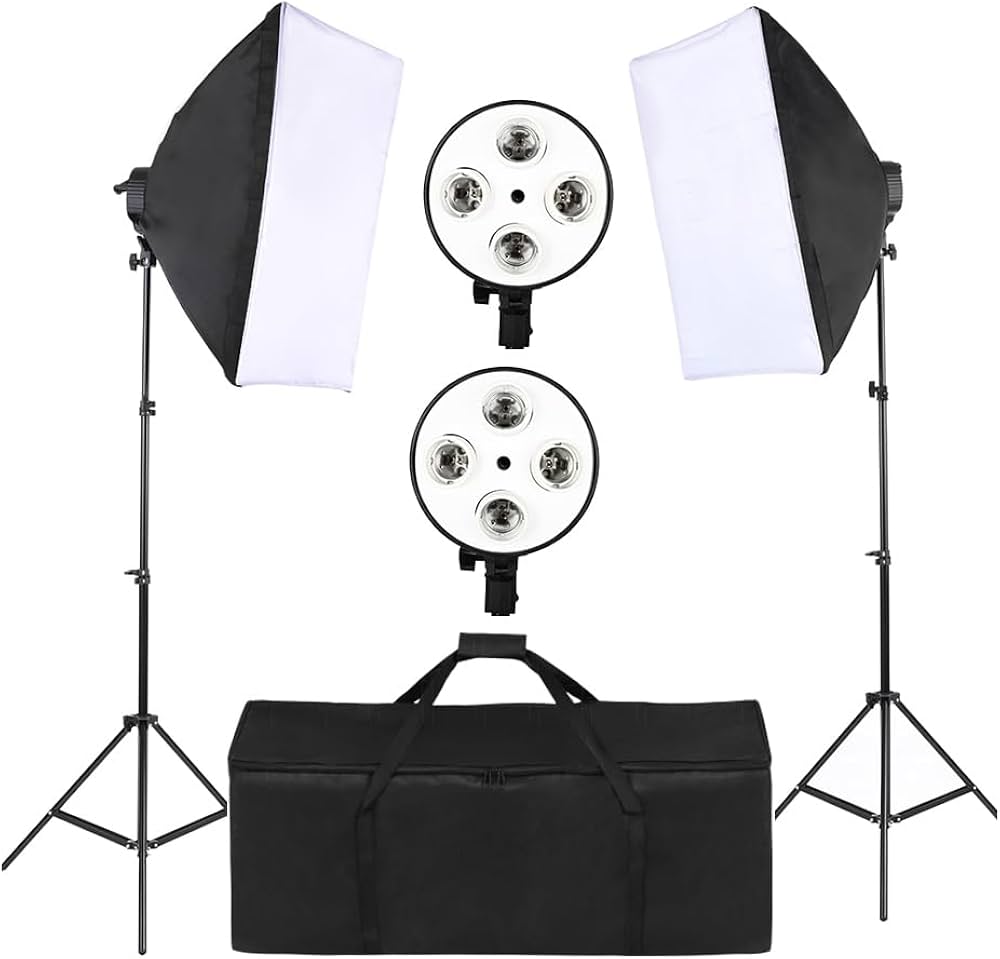 Amazon | ソフトボックス【 2024最新型 撮影照明キット】撮影用ライト