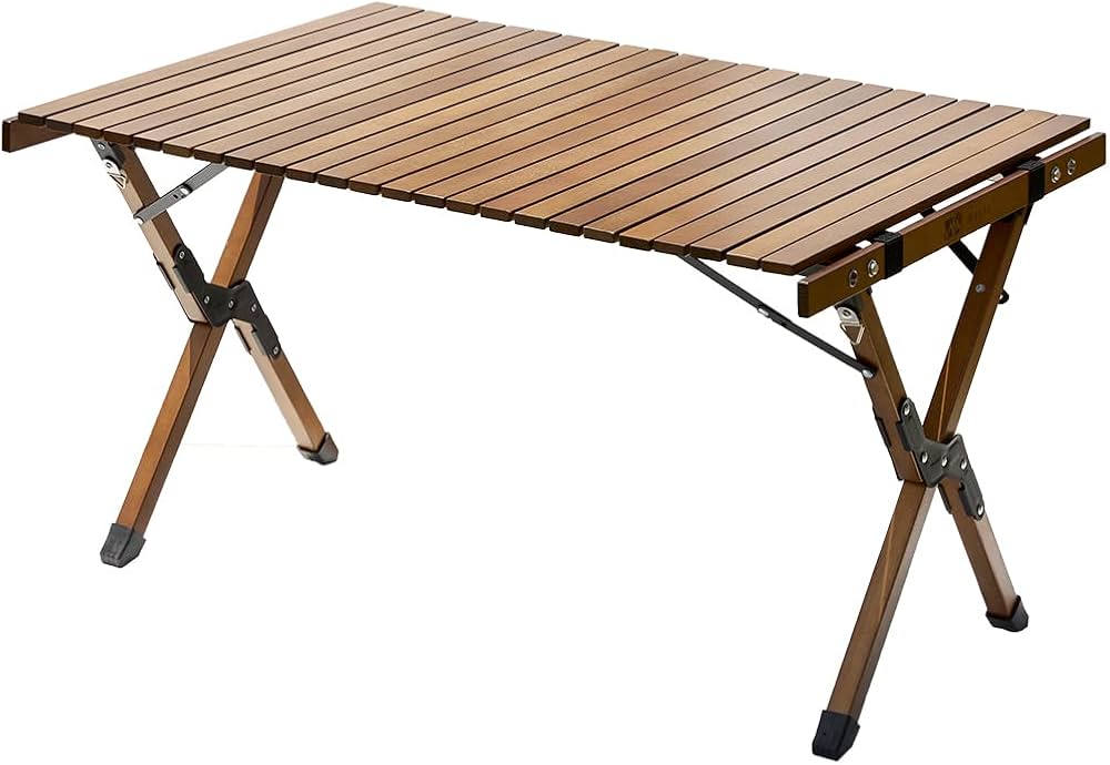 Amazon | WAQ Folding Wood Table フォールディングウッドテーブル WAQ