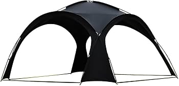 Amazon | DOGBOO タープテント ドーム型パーティーシェード ブラック