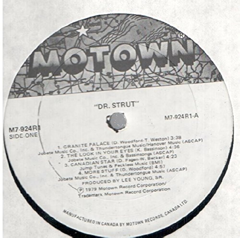 Amazon.com: Dr. Strut: 1979 Self Titled LP VG++/NM Canada Motown