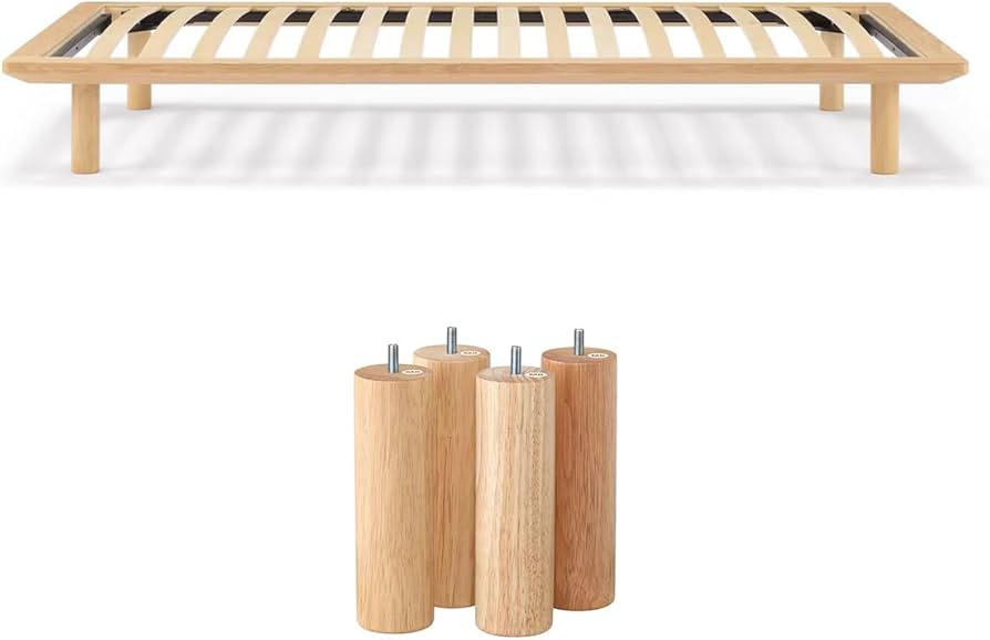 Amazon｜【セット買い】無印良品 木製ベッドフレーム オーク材突板