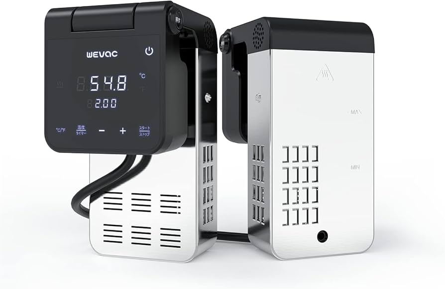 Amazon.co.jp: Wevac 低温調理器 1100W スロークッカー 低温調理器具