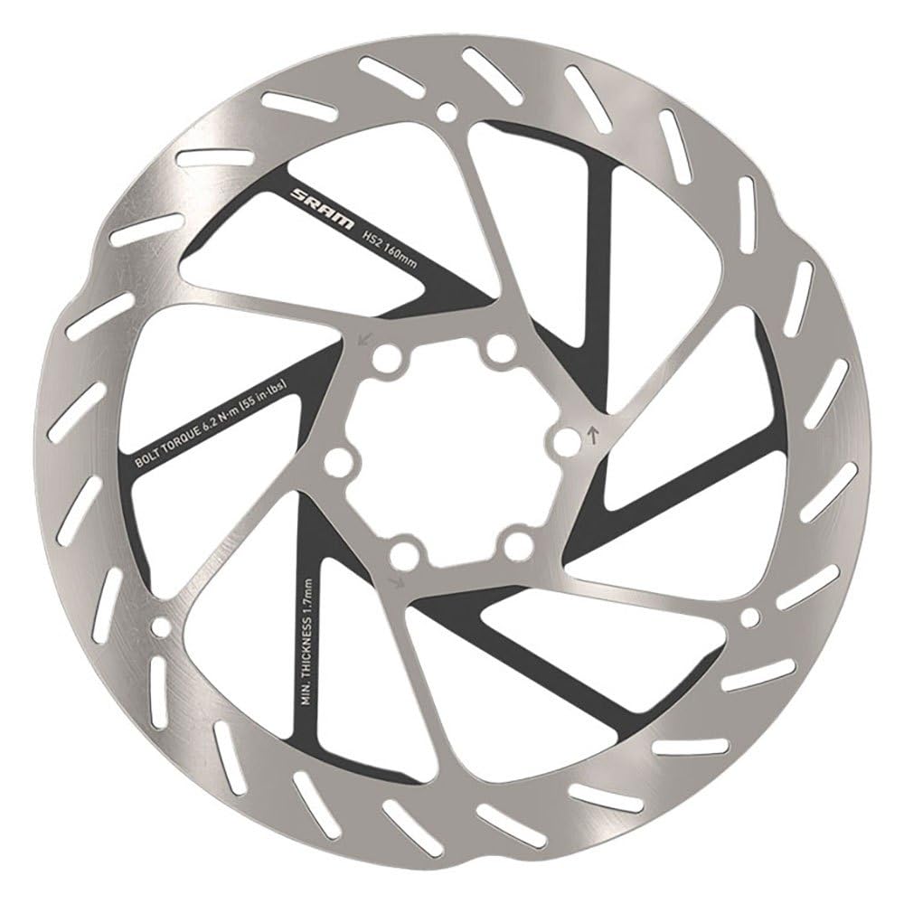 Amazon.co.jp: SRAM HS2 ディスクブレーキローター - 220mm、6ボルト