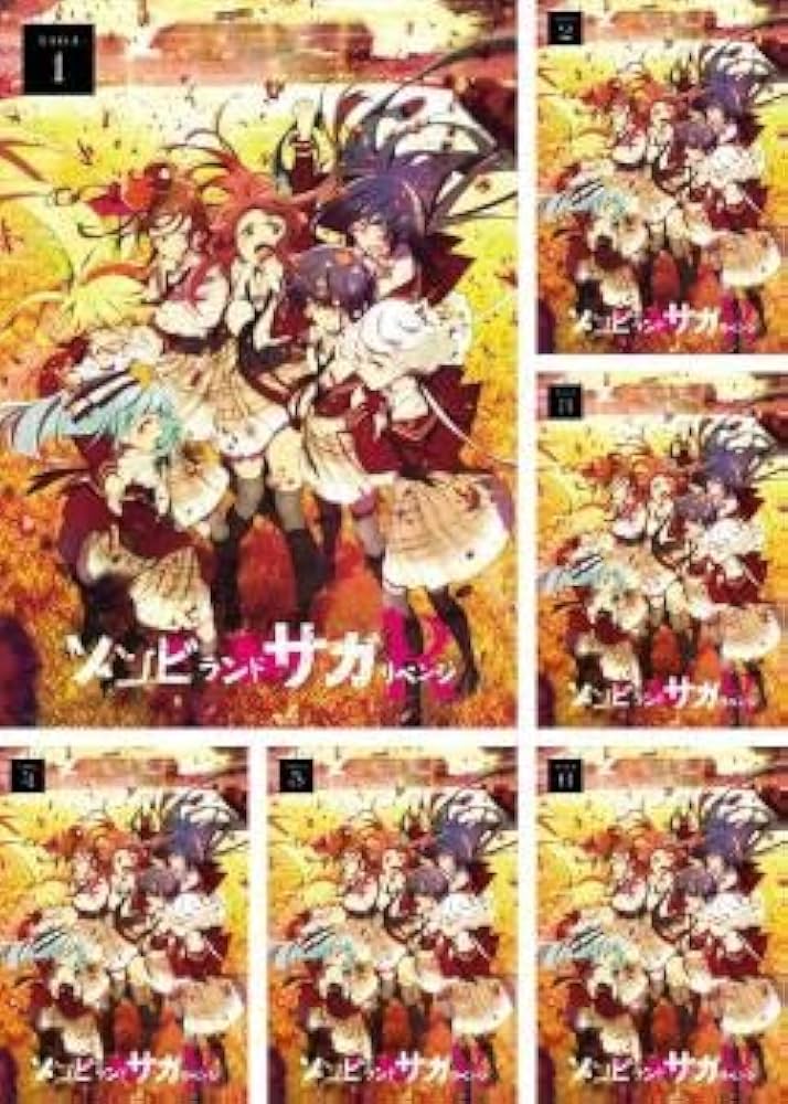 Amazon.co.jp: ゾンビランドサガ リベンジ [レンタル落ち] 全6巻セット